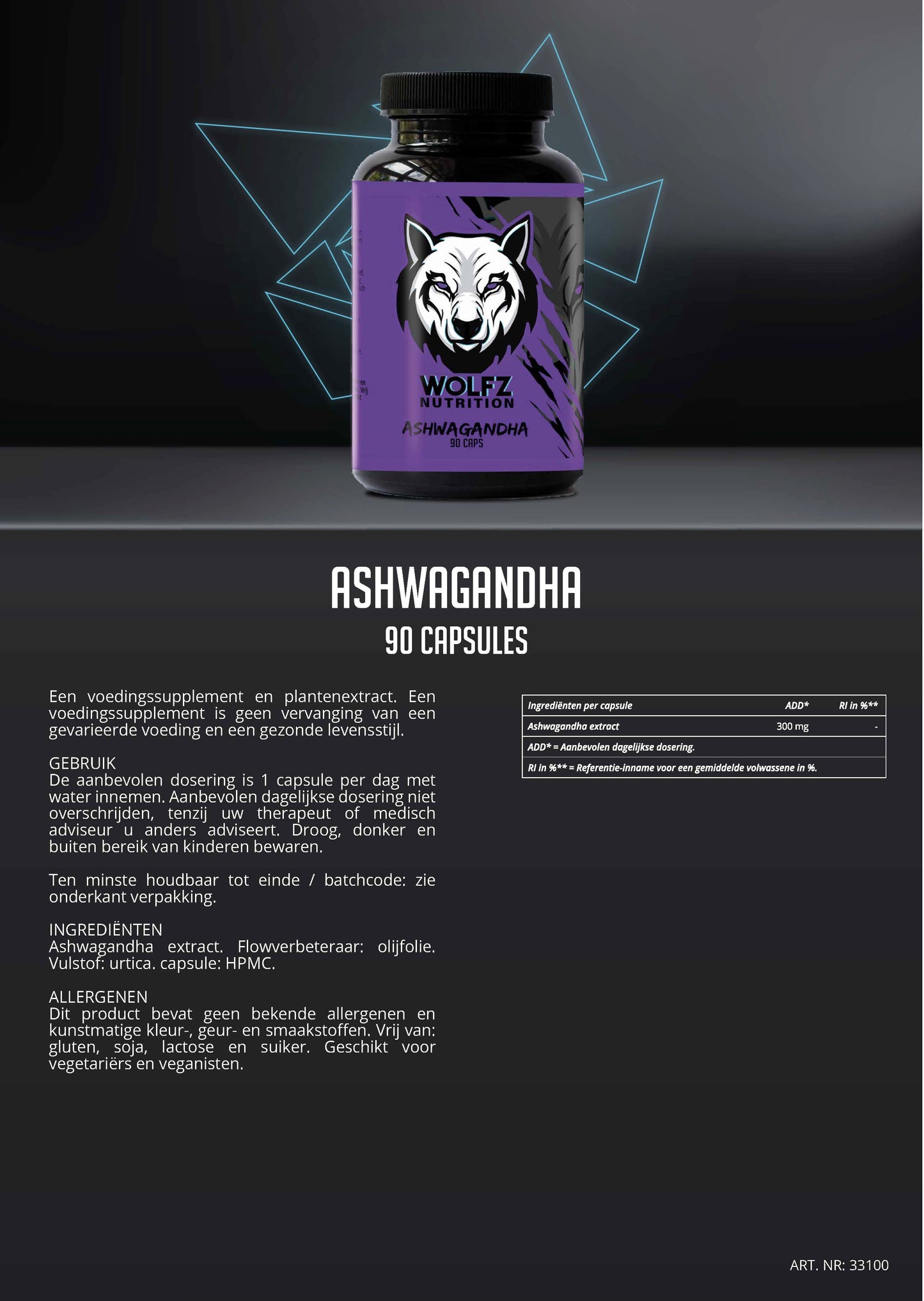 Ashwagandha - 90 Capsules