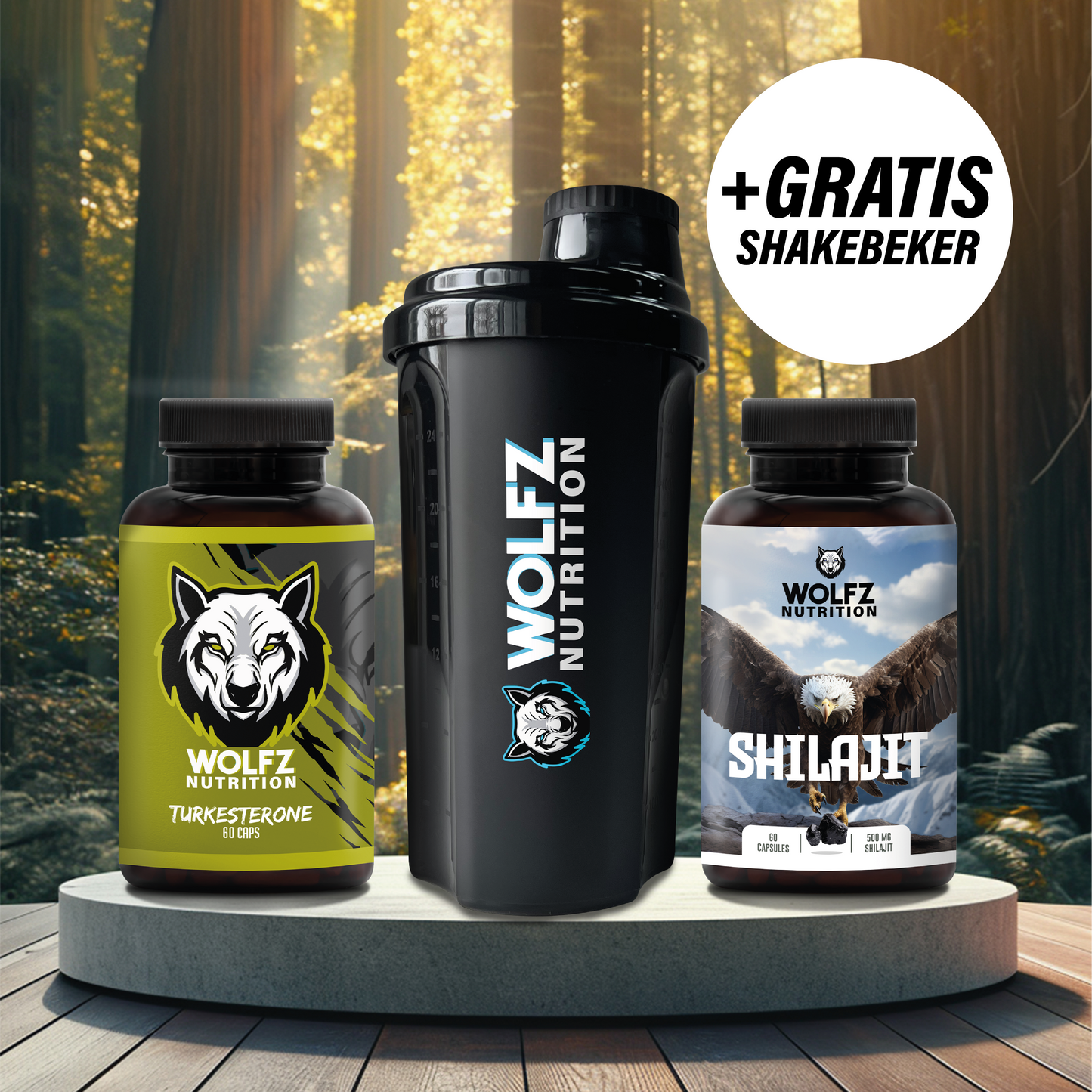 Turkesterone & Shilajit + Gratis Shakebeker