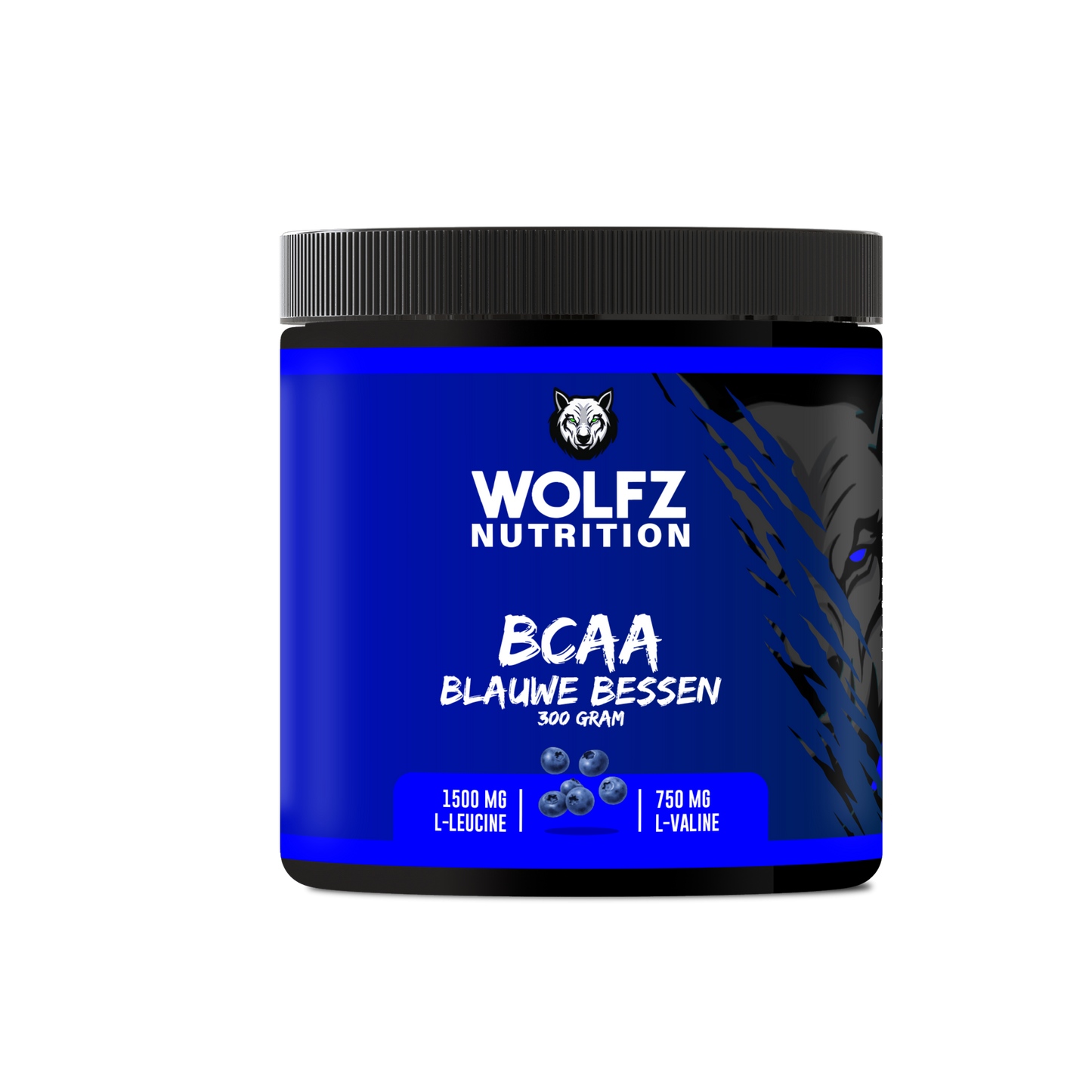 BCAA Poeder Blauwe Bessen - 300 Gram