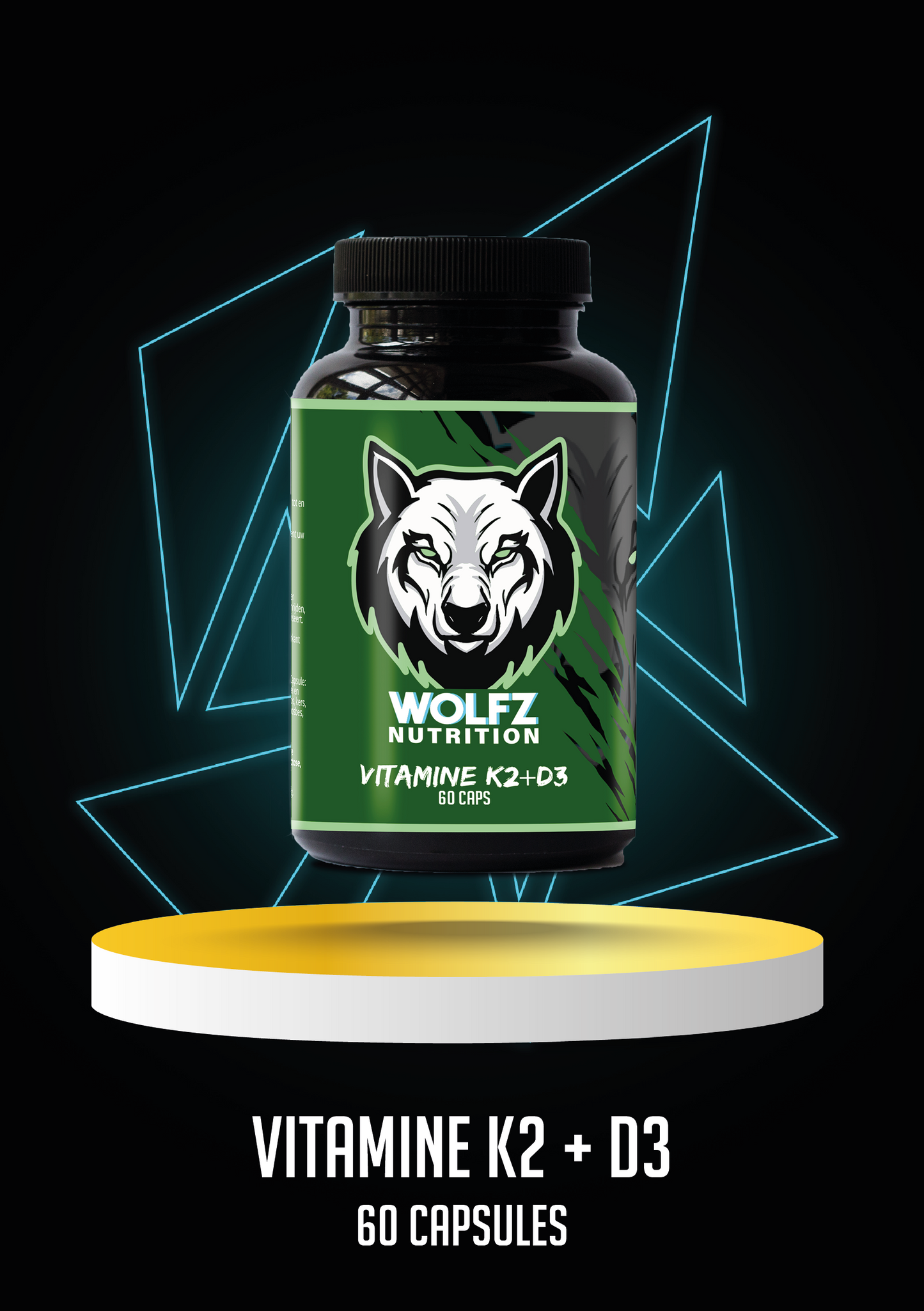 Vitamine K2 + D3 -  60 Capsules