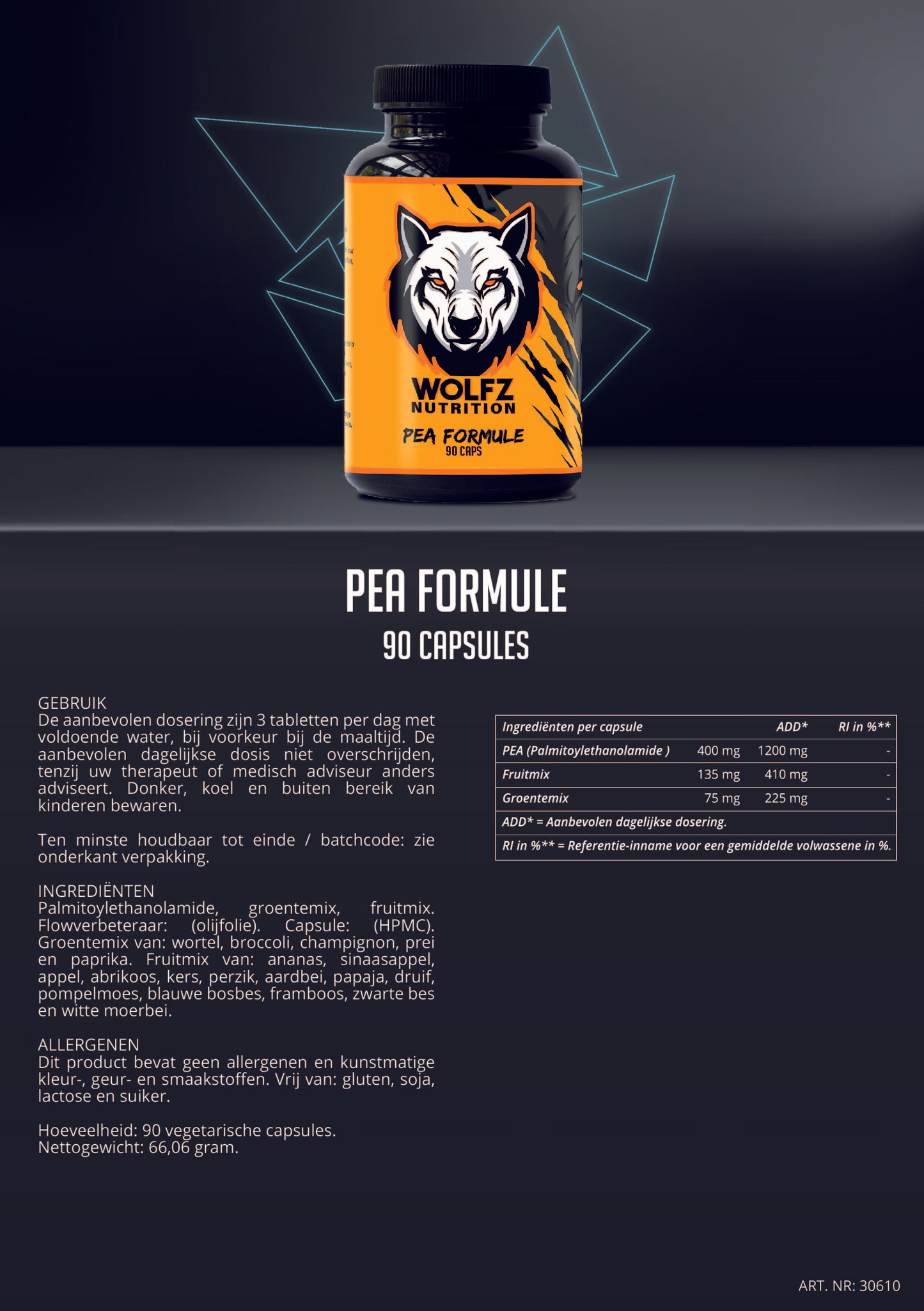 PEA Formule - 90 Capsules