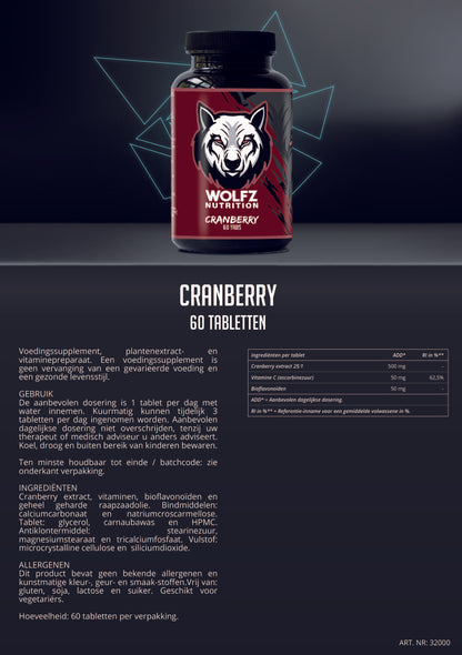 Cranberry - 60 Capsules