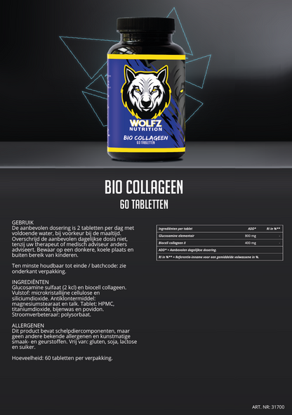 Bio Collageen - 60 Tabletten