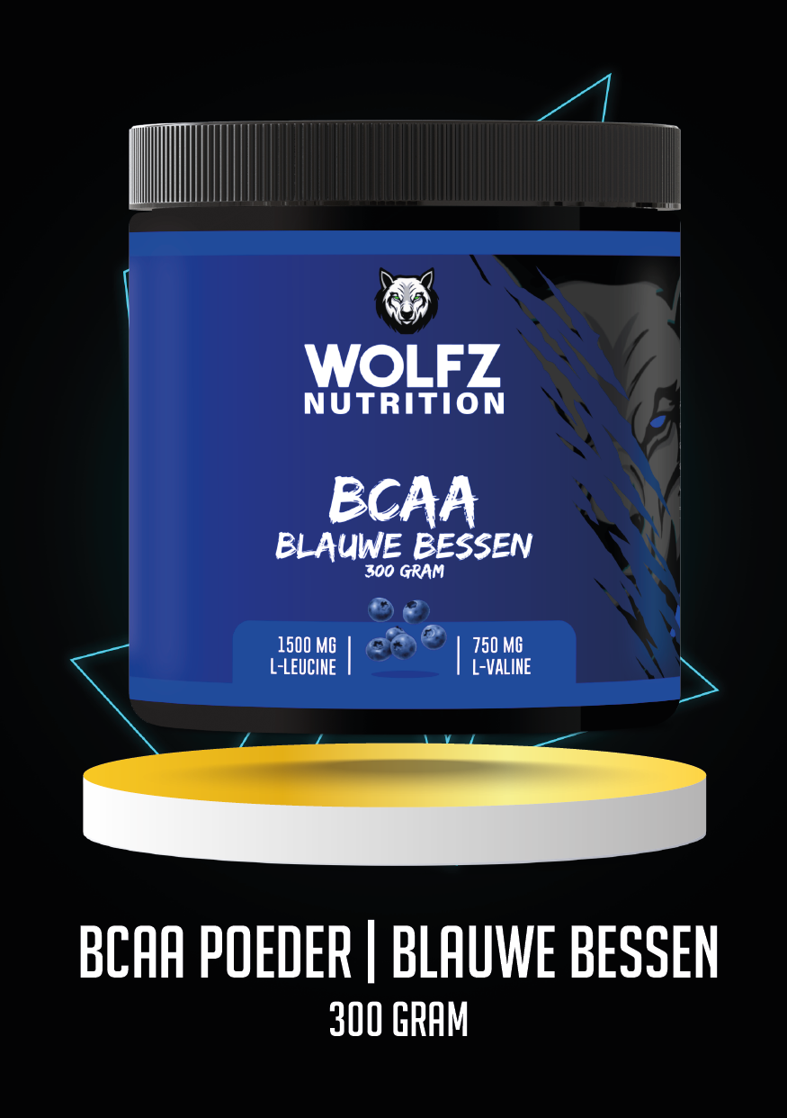 BCAA Poeder Blauwe Bessen - 300 Gram