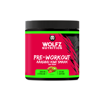 Pre-workout Aardbei & Kiwi - 300 Gram