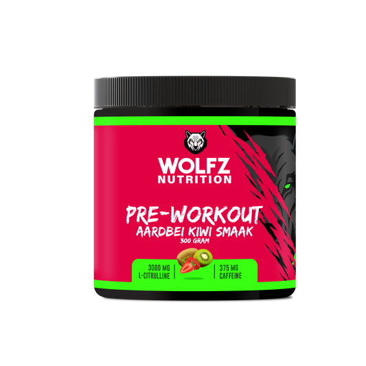 Pre-workout Aardbei & Kiwi - 300 Gram